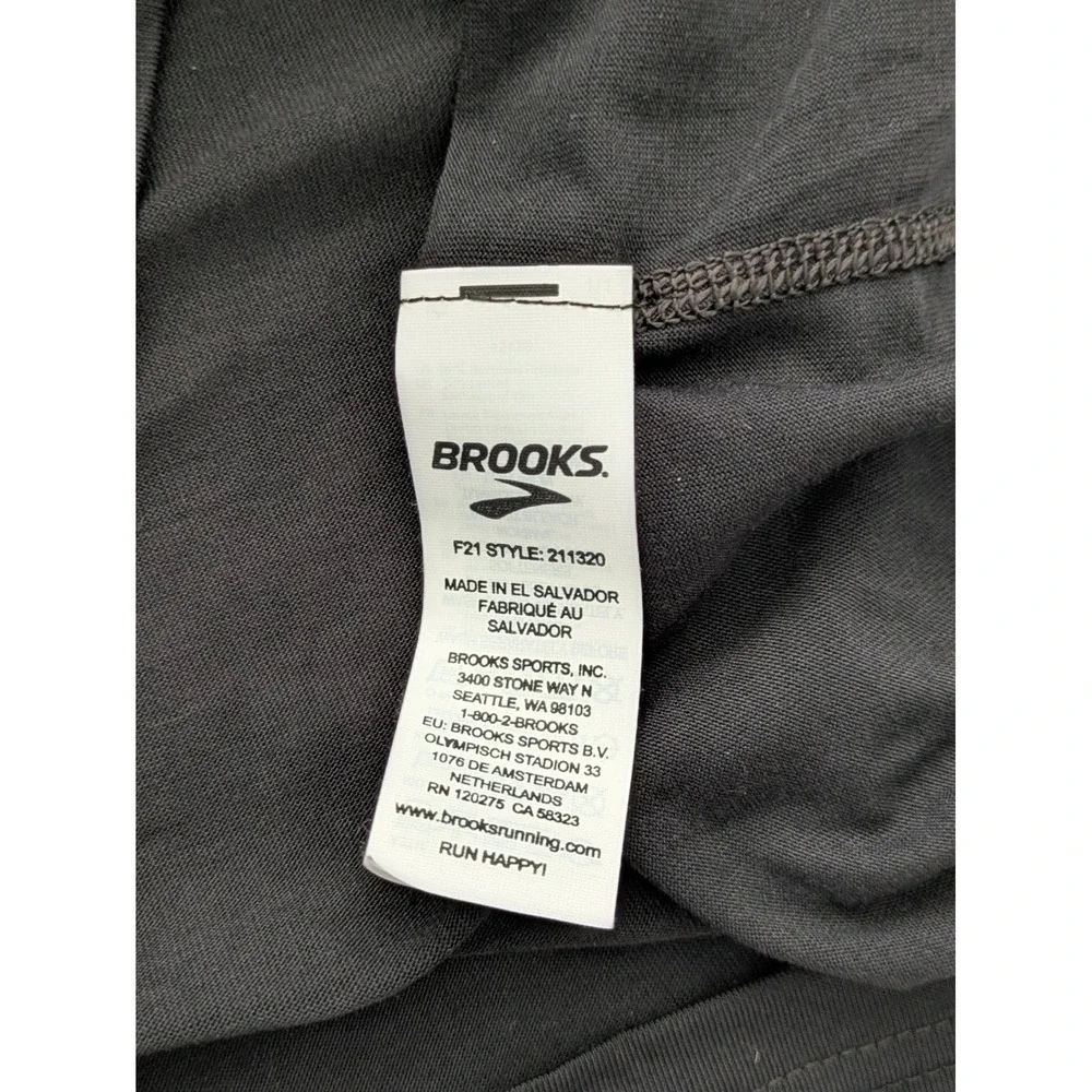 Brooks Distance‎ Graphic Tee Shirt Black Run Hoppy Beer Can Deschutes Brewery M - Picture 5 of 7